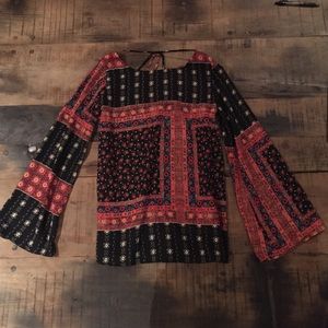 Hippie Top Handmade - 60s flare arm